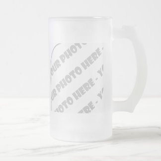 Vidro Jateado Caneca de cerveja do fosco da foto das curvas -