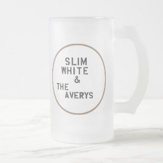 Vidro Jateado Caneca de cerveja do fosco de Averys