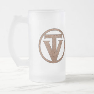 Vidro Jateado Caneca de cerveja do fosco de TrueVanguard
