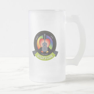 Vidro Jateado Caneca de cerveja do fosco do café Sully