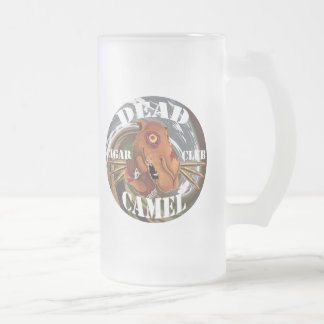 Vidro Jateado Caneca de cerveja do fosco do camelo do zombi