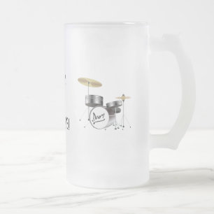 Vidro Jateado Caneca de cerveja do fosco do cilindro
