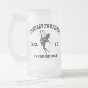Vidro Jateado Caneca de cerveja do futebol da fantasia