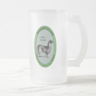 Vidro Jateado Caneca de cerveja do lama do fosco