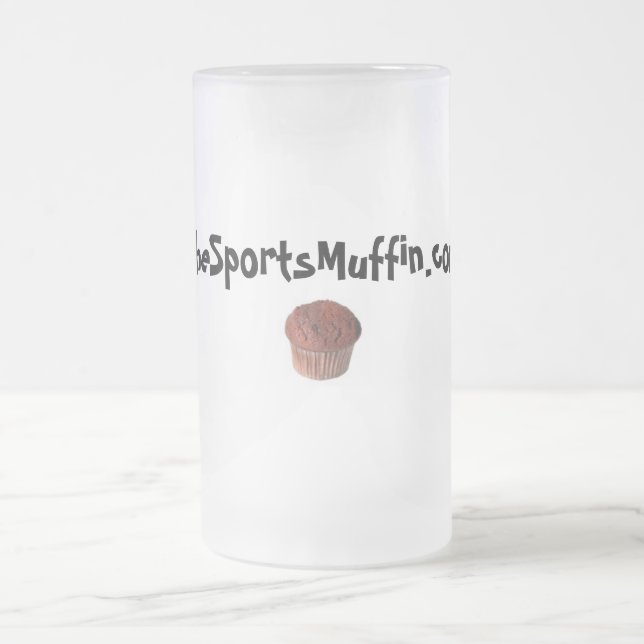 Vidro Jateado Caneca de cerveja do muffin de TheSports (Centro)