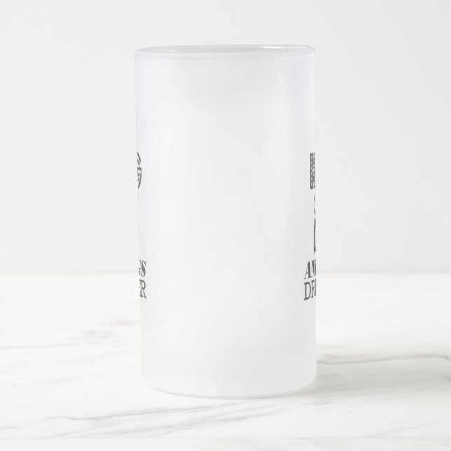 Vidro Jateado Caneca de cerveja dos reis Beber Cerveja Viril (Centro)