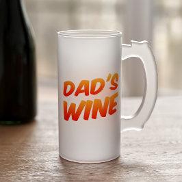Vidro Jateado Caneca de cerveja Engraçada De Fosco De Vinho