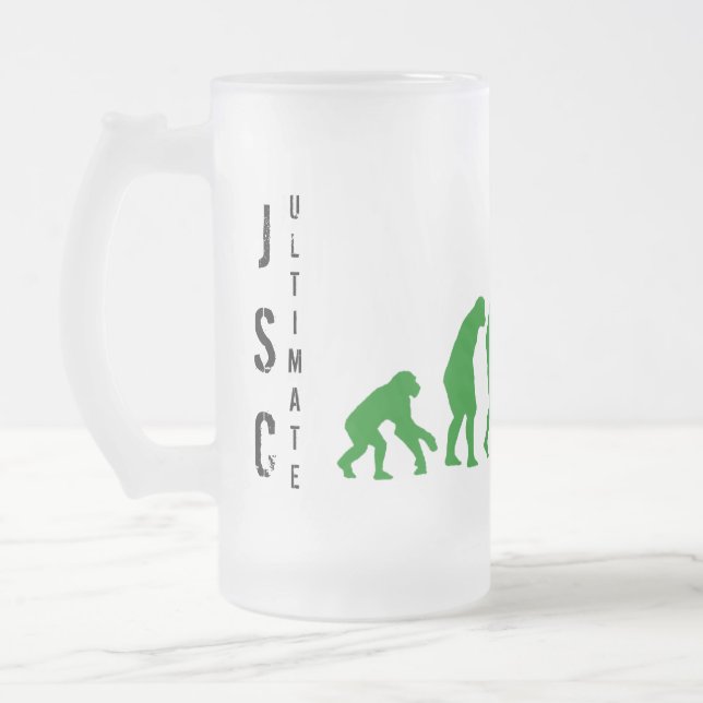Vidro Jateado Caneca de cerveja final de JSC (Esquerda)