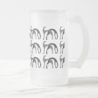 Caneca de Cerveja Geada Art Deco Hounds