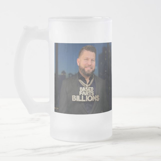 Vidro Jateado Caneca de cerveja Jim Jenkins (Esquerda)