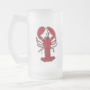 Vidro Jateado Caneca de cerveja náutica do fosco da praia da