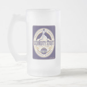 Vidro Jateado Caneca de cerveja robusta de Schmitty