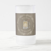 Caneca de fosco flutuante de cerveja