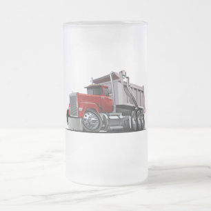 Vidro Jateado Cartoon fosco caneca de cerveja