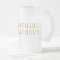 Cerveja escrita na caneca de cerveja do fosco do