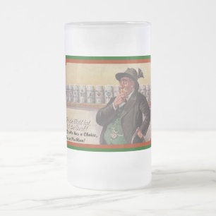 VIDRO JATEADO DIVERTIMENTO! ~ ALEMÃO DA CANECA DE CERVEJA DO