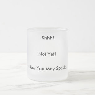 Vidro Jateado Grande caneca de café do fosco