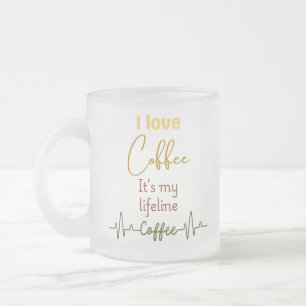 Vidro Jateado ideia de presente de caneca de humor de café para 