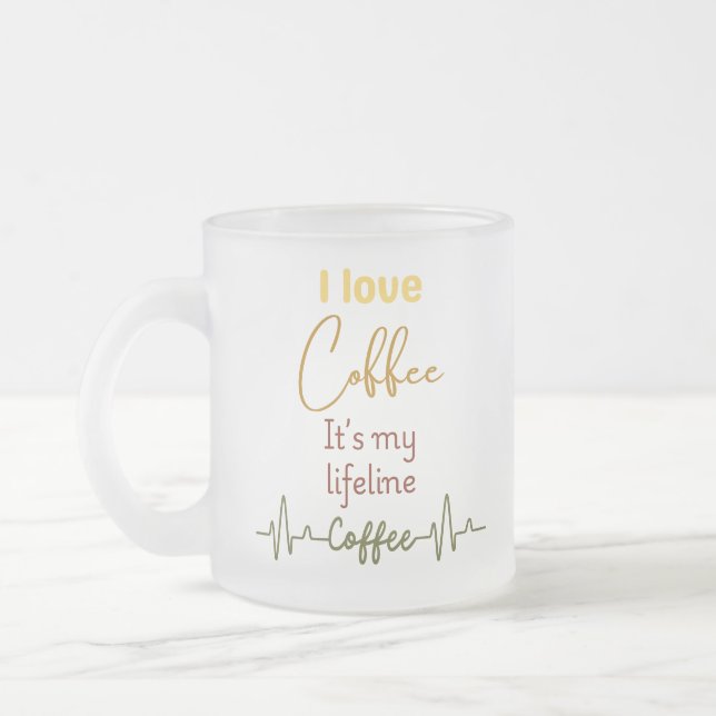 Vidro Jateado ideia de presente de caneca de humor de café para  (Esquerda)
