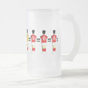 Vidro Jateado Inglaterra caneca de cerveja do fosco de um