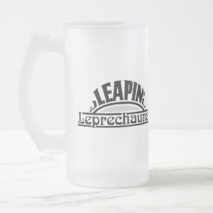 Vidro Jateado Leapões e Calçados para dança Caneca de cerveja de