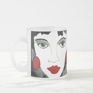 Vidro Jateado Mim e minha caneca de café do fosco do ego