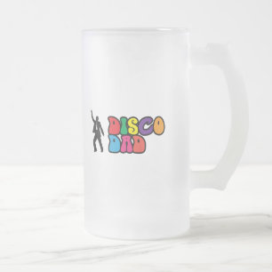 Vidro Jateado Pai Disco - Uma caneca de cerveja apenas para Pai