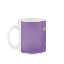 Pickleball King - caneca de café roxa e dourada