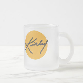 Vidro Jateado Que se caneca de café de Kirby
