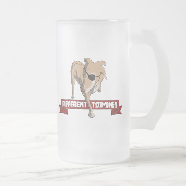 Vidro Jateado Toiminen diferente - caneca de cerveja (Direita)