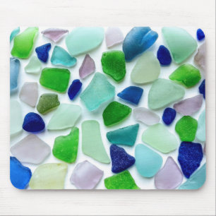 Vidro legal Mousepad do mar das cores