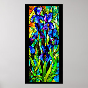 Vidro-Louis Tiffany 107 poster