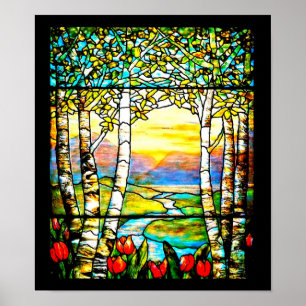 Vidro-Louis Tiffany 109 poster