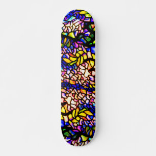 Vidro-Louis Tiffany 1, Manchado de skate