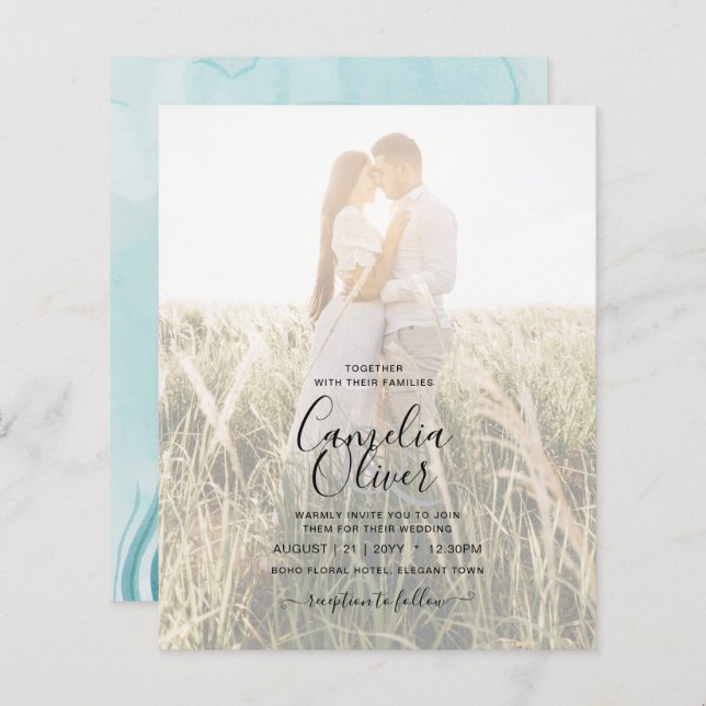 Vidro marítimo LeahG Turquesa Azul (Frente/Verso)