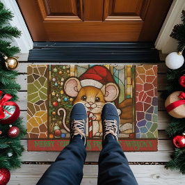 Vidro Mouse de Natal
