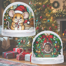 Vidro Mouse de Natal