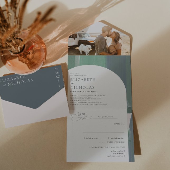 Vidro Oceano litoral | Boho Wedding (Criador carregado)