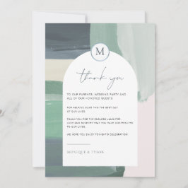 Vidro Oceano litoral | Cartões de agradecimentos d