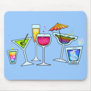 VIDROS DE COCKTAIL MOUSEPAD
