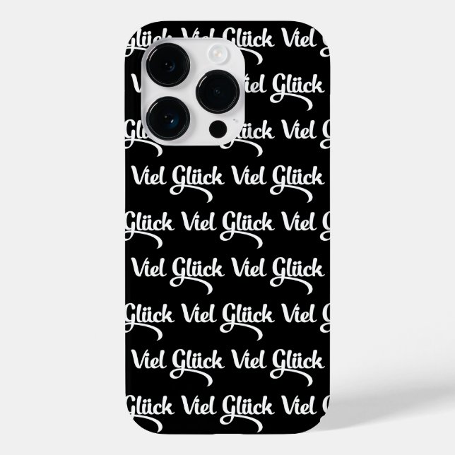Viel Glück | Língua alemã com boa sorte (Verso)
