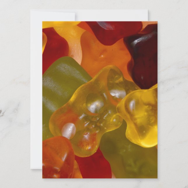 Viele bunte Gummibärchen (Frente)