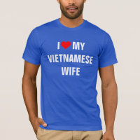 Vietnã: Eu Amo Minha T-Shirt Mulher Vietnamita