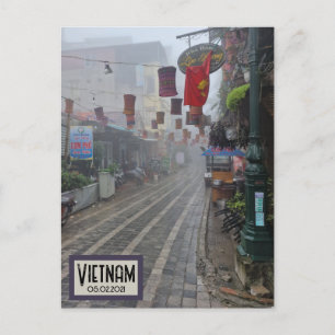 Vietnam Foggy Street, Cartão postal personalizável