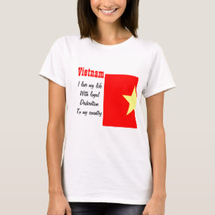 Vietnam-lealdade a meus t-shirt do país