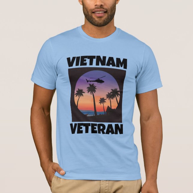 VIETNAM VETERAN RETRO T-SHIRTS (Frente)