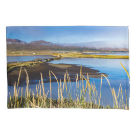 View on Saudarkrokur and Skagafjordur, Islândia