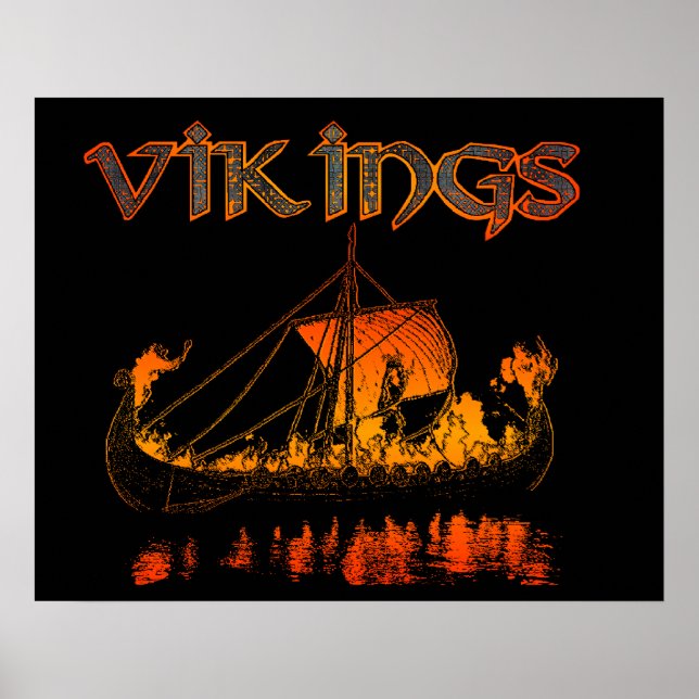 Viking Funeral Poster (Frente)