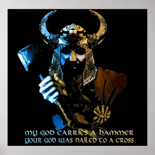 Viking God Poster