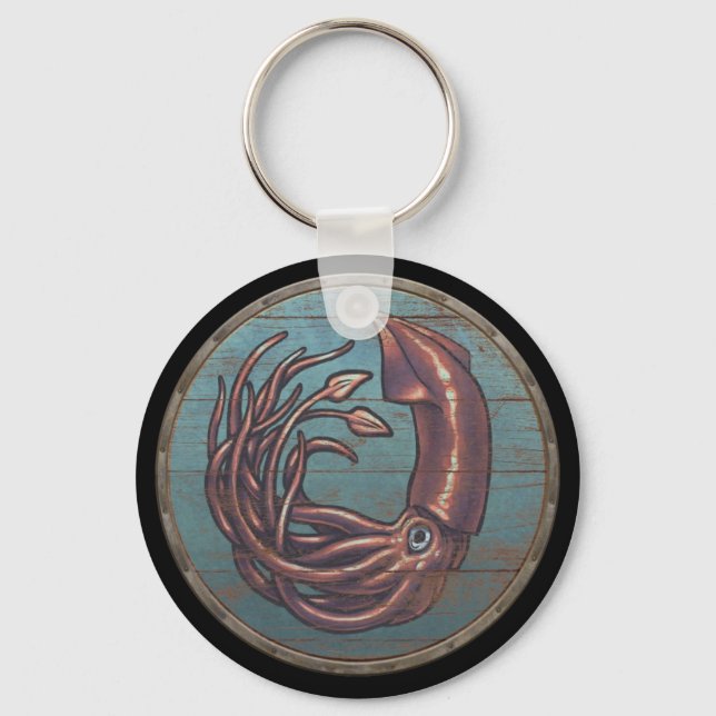 Viking Shield Chaveiro - Kraken (Frente)